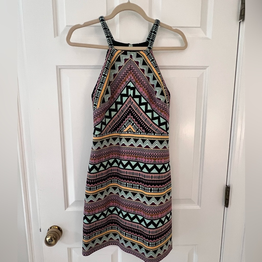 Laundry By Shelli Segal Geometric Mini Dress